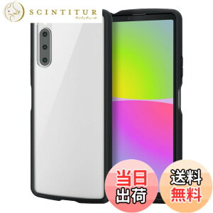�y���������z�G���R�� Xperia 10 IV (SO-52C SOG07 A202SO) �P�[�X �J�o�[ �ϏՌ� �d�x8H �F�F�u���b�N