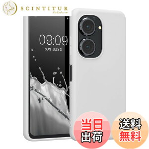 �y���������zkwmobile �X�}�z�P�[�X ASUS Zenfone 10 / Zenfone 9�Ή� �P�[�X - �ϏՌ� ����~�� �\�t�g TPU �V���R�� - �ԐF �F�F���F�}�b�g