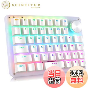 �y���������zKoolertron ���J�j�J���L�[�{�[�h �F�F�z���C�g�A�T�C�Y�F45�L�[�m�u����RGB���C�g