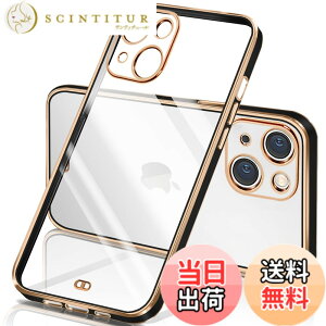 �y���������ziPhone �P�[�X �N���A ���� �A�C�t�H��13 �J�o�[ ���b�L���H �ϏՌ� TPU �\�t�g ���^ �y�� �X�g���b�v�z�[���t�� �����h�~ ���C�����X�[�d �F�F�u���b�N�A�T�C�Y�Fiphone13mini