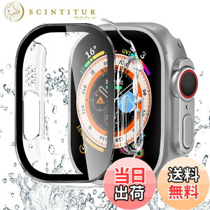 �y���������zBELIYO �Ή� Apple Watch �P�[�X Series 11/10/9/8/7/SE3/SE2/SE/6/5/4/3/2/1 Ultra 3/2/1 �A�b�v���E�H�b�` �J�o�[ �K���X�t�B���� ��̌^ Apple Watch �J�o�[ PC�f�� �y�� ���{���Ɏq�� ��d�\�� �A�b�v