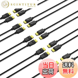 �y���������zDisplayPort-DisplayPort 1.8M�P�[�u���ABenfei DP-DP�I�X-�I�X�P�[�u�������b�L�R�[�h�A4K @ 60Hz�A2K @ 144Hz���T�|�[�gLenovo�ADell�AHP�AASUS�ȂǂɑΉ� �F�F�u���b�N�A�T�C�Y�F1.8M