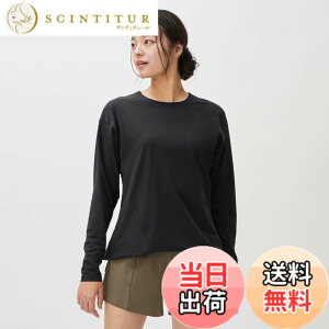 �y���������z[�X�s�[�h] ���� SF Eco L/S UV Top �X�e�C�t�B�b�g�G�R�����O�X���[�u���[�u�C�g�b�v ���f�B�[�X SFW72334 �F�F�u���b�N�A�T�C�Y�FM