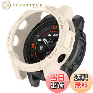�y���������zSHEAWA for Garmin�K�[�~�� Fenix 7X Pro �P�[�X �J�o�[ �ی�P�[�X �݊��i Epix Pro 51mm TPU�S�� �ی�J�o�[ �ϏՌ� �A�N�Z�T���[ �F�F�A�C�{���[