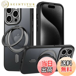 �y���������ziPhone 15 Pro Max �K�p �P�[�X Magsafe�Ή� �A�C�t�H��15�v���}�b�N�X �J�o�[ 360°��]�X�^���h Uovon �X�}�z�P�[�X �A�C�z�� 15promax �g�уP�[�X ���C�����X�[�d �ԍڃz���_�[ �Ή� �X�g