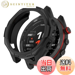 �y���������zSHEAWA for Garmin�K�[�~�� Approach S70 47mm �P�[�X �J�o�[ TPU�S�� �ی�P�[�X �݊��i �ی�J�o�[ �ϏՌ� �A�N�Z�T���[ �F�F�u���b�N