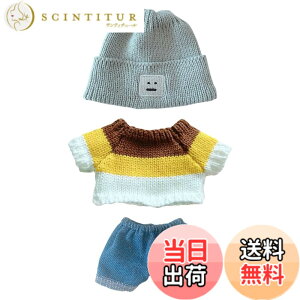 �y���������zniannyyhouse �l�`�̕� 20cm �����ւ� �X�q+�Z�[�^�[+���Y�{�� 3�_�Z�b�g �c�C�X�g�Z�[�^�[ �ʂ������ �p �Ȑl�`�̕� �l�`�x�r�[�� �F�Fb4