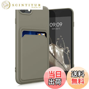 �y���������zkwmobile �X�}�z�P�[�X Apple iPhone SE3 / iPhone SE2 / iPhone SE (2022) / iPhone SE (2020) / iPhone 8 / iPhone 7�Ή� �P�[�X -�J�[�h�z���_�[�t�� �\�t�g TPU �V���R�� �F�F���C�g�O���[�}�b�g�A�T�C�Y�F