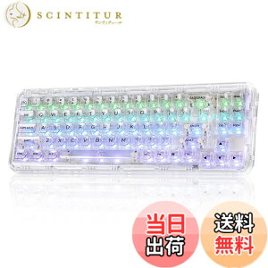 �y���������zYUNZII X71 ���J�j�J���Q�[�~���O�L�[�{�[�h �����L�[�L���b�v 71�L�[ 68%�z�� ���C�����X �z�b�g�X���b�v�Ή� BT5.0/2.4G/USB-C �K�X�P�b�g���� RGB ���� Windows/Mac�p �Z�K�F�؎擾 �F�F�z