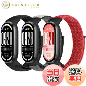 �y���������z[Acortjl] �i�C�������v�o���h Xiaomi Smart Band 10/9/8 �ƌ݊������� ���� �����Y �\�t�g ���߉\ �ʋC�� �X�|�[�c �\�����[�v ���v�X�g���b�v �����p���X�g�o���h Xiaomi Mi Band 10/9/8 �p 