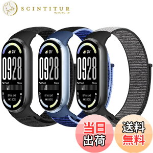 �y���������z[Acortjl] �i�C�������v�o���h Xiaomi Smart Band 10/9/8 �ƌ݊������� ���� �����Y �\�t�g ���߉\ �ʋC�� �X�|�[�c �\�����[�v ���v�X�g���b�v �����p���X�g�o���h Xiaomi Mi Band 10/9/8 �p 