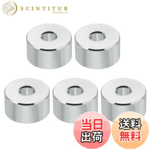 �y���������zPATIKIL �A���~�X�y�[�T�[ 5�Z�b�g �A���~�j�E���� �܂��̓W�{���g�p�̊ی^�X�y�[�T�[�X�N�����[�X�^���h�I�t �T�C�Y�F6.5mm ID x 20mm OD x 11mm L