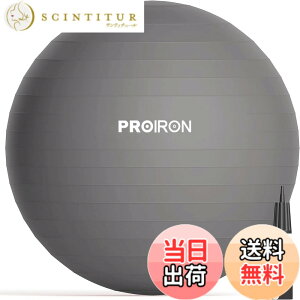 �y���������zPROIRON �o�����X�{�[�� �΂�񂷂ځ[�� 55cm 65cm 75cm (6�F) ���� �W���{�[�� �t�B�b�g�l�X�{�[�� �A���`�o�[�X�g �ω׏d300kg �n���h�|���v�t �F�F�O���[�A�T�C�Y�F58-65cm/M