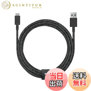 �y���������zNATIVE UNION�i�l�C�e�B�u���j�I���jBelt Cable USB-C to USB-A (1.2m/3m) �}���[�d�P�[�u�� ���U�[�X�g���b�v�t��iPhone 16, Samsung Galaxy Z Fold 6, Flip 6, S24 Ultra, Pixel 9 Pro, iPad Pro�Ή� �F�FCosmos�i�R
