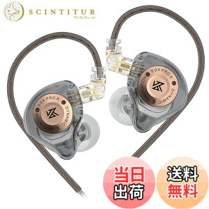 �y���������zLINSOUL KZ EDX Pro X 1DD�C���i�[�C���[�C���z�� 10mm�A�b�v�O���[�h�_�C�i�~�b�N�h���C�o�[�����ڂ���� ���P�[�u���\ 3.5mm�v���O��QDC�̂悤�ȃR�l�N�^�𓋍� �d�ቹ �l�ԍH�w��