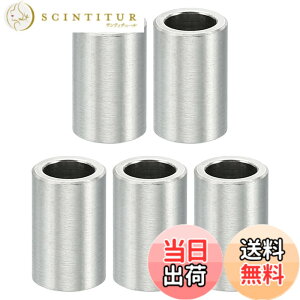 �y���������zPATIKIL ���^���X�y�[�T�[ �X�e�����X�X�`�[�� �N�����[�X�^���h�I�t���E���h �X�N�����[�{���g �F�F�V���o�[�g�[���A�T�C�Y�F4.1mm ID x 6mm OD x10mm L