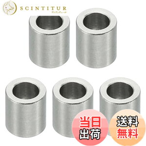 �y���������zPATIKIL �X�e�����X�y�[�T�[�� �X�e�����X�X�`�[���X�y�[�T�[�X�N�����[�X�^���h�I�t �l�W�{���g�p �F�F�V���o�[�g�[���A�T�C�Y�F5.1mm ID x 8mm OD x 8mm L