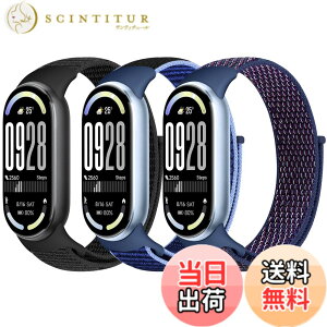 �y���������z[Acortjl] �i�C�������v�o���h Xiaomi Smart Band 10/9/8 �ƌ݊������� ���� �����Y �\�t�g ���߉\ �ʋC�� �X�|�[�c �\�����[�v ���v�X�g���b�v �����p���X�g�o���h Xiaomi Mi Band 10/9/8 �p 