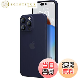 �y���������z�u0.3mm�ɔ��viPhone 15 Pro�Ή��P�[�X memumi�}�b�g���� �I���W�i���݌v �w��h�~ ���t���h�~ ���C�A���X�[�d�Ή� 6.1�C���`�l�C�P�[�X�J�o�[ �F�FTrans-Blue