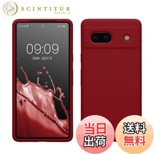 �y���������zkwmobile �X�}�z�P�[�X Google Pixel 7a�Ή� �P�[�X - TPU ���L�b�h �V���R�� �J�o�[ - �ϏՌ� ���h�~ �T���T�� Case �F�F���o�[�u���b�h�A�T�C�Y�FPixel 7a