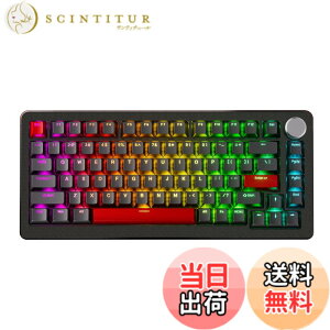 �y���������zDrunkDeer A75 Pro ���C�X�C�b�`�L�[�{�[�h ���s�b�h�g���K�[ ���J�j�J���Q�[�~���O�L�[�{�[�h ���߉\�ȃA�N�`���G�[�V�����z�[���X�C�b�` RGB PBT �L�[�L���b�v �R���p�N�g TKL 82