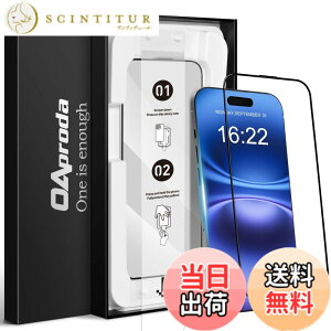 �y���������zOAproda iPhone�p �����K���X�t�B�����A9H�d�x�A����^�C�v �F�F�N���A�i1���j�A�T�C�Y�FIPIP16Plus/15Plus�p