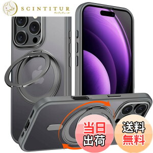 �y���������ziPhone 16 Pro �p �P�[�X Magsafe�Ή� �A�C�t�H��16�v�� �J�o�[ 360°��]�X�^���h Uovon �X�}�z�P�[�X �A�C�z�� 16pro �g�уP�[�X ���C�����X�[�d �ԍڃz���_�[ �Ή� �X�g���b�v���t�� ��