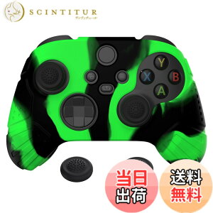 �y���������zeXtremeRate PlayVital Guardian��Xbox Series X/S�R���g���[���[�ɑΉ��p�A���`�X���b�v�V���R�[���J�o�[�X�L���A�u���b�N�̐e�w�O���b�v�L���b�v�t���AXbox Core���C�����X�R���g���[���p