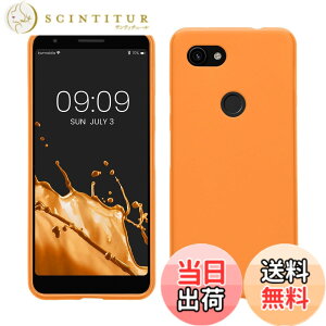 �y���������zkwmobile �X�}�z�P�[�X Google Pixel 3a�Ή� �P�[�X - �ϏՌ� ����~�� �\�t�g TPU �V���R�� - ���F �F�F�t���[�e�B�[ �I�����W