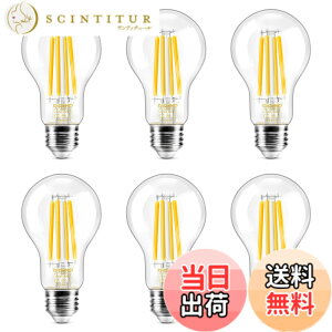�y���������zDiCUNO LED�d�� E26���� �d���F �t�B�������g�d�� 2700K �G�W�\���d�� ��ʓd���` �N���A�^�C�v �S���� �ȃG�l A60 �������Ή� �F�F12W(120W����)�A�T�C�Y�F6��
