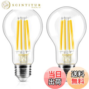 �y���������zDiCUNO LED�d�� E26���� �d���F �t�B�������g�d�� 2700K �G�W�\���d�� ��ʓd���` �N���A�^�C�v �S���� �ȃG�l A60 �������Ή� �F�F12W(120W����)�A�T�C�Y�F2��