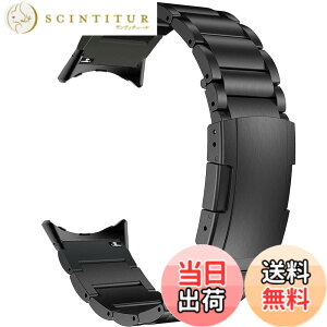 �y���������z[MaKTech] �`�^�����X�g�o���h Google Watch�p ���^���u���X���b�g�X�g���b�v �g�[�^�X�o�b�N���t���A�_�v�^�[�t�� Google Pixel Watch 3 [2024] �F�F�u���b�N�A�T�C�Y�FWatch3 45mm