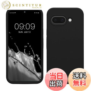 �y���������zkwmobile �X�}�z�P�[�X Google Pixel 9a�Ή� �P�[�X - TPU ���L�b�h �V���R�� �J�o�[ - �ϏՌ� ���h�~ �T���T�� Case �F�F�u���b�N�A�T�C�Y�FPixel 9a