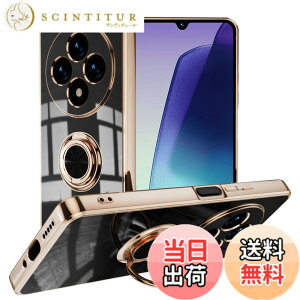 �y���������zLuFiYa �P�[�X �����O�t�� �J�o�[ TPU�f�� �X�^���h�@ �X�}�z�P�[�X �y�� �ϏՌ� ���� �C�菝�h�~ �����h�~ �ԍڃz���_�[ 360°��] �P�[�X �F�F�u���b�N�A�T�C�Y�FXiaomi Redmi 14C