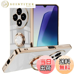 �y���������zLuFiYa �P�[�X �����O�t�� �J�o�[ TPU�f�� �X�^���h�@ �X�}�z�P�[�X �y�� �ϏՌ� ���� �C�菝�h�~ �����h�~ �ԍڃz���_�[ 360°��] �P�[�X �F�F�z���C�g�A�T�C�Y�FXiaomi Redmi 14C