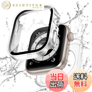 �y���������z�y�t���J�o�[�ی�zKawoco �A�b�v���E�H�b�` �h�� �J�o�[ Apple Watch SE Series 10 9 8 7 6 5 4 �Ή� �P�[�X 2 in 1 �O��̕ی� �ϏՌ� iWatch ��̌^ �P�[�X �F�F�N���A�A�T�C�Y�F46mm