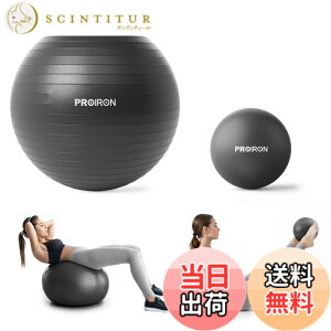 �y���������zPROIRON �o�����X�{�[�� �΂�񂷂ځ[�� 55cm 65cm 75cm (6�F) ���� �W���{�[�� �t�B�b�g�l�X�{�[�� �A���`�o�[�X�g �ω׏d300kg �n���h�|���v�t �F�F�u���b�N2�_�Z�b�g�A�T�C�Y�F58-65cm/