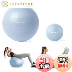 �y���������zPROIRON �o�����X�{�[�� �΂�񂷂ځ[�� 55cm 65cm 75cm (6�F) ���� �W���{�[�� �t�B�b�g�l�X�{�[�� �A���`�o�[�X�g �ω׏d300kg �n���h�|���v�t �F�F�A�C�X�N���[���E�u���[2�_�Z�b�g