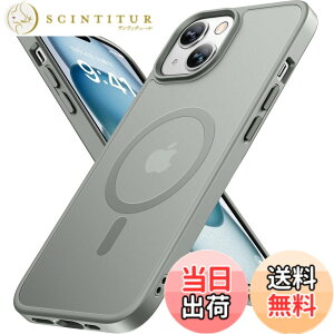�y���������zMiracase iPhone13/14/15 �P�[�X�yMagsafe�Ή��E�ČR�K�i�z�ϏՌ��A���h�~�A���΂ݖh�~�A�����Ĕ��ɗD�����f�U�C���A�����{�^���A�}�b�g�A�t���X�g �F�F�D�A�T�C�Y�FiPhone13/14 6.1