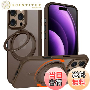 �y���������ziPhone 16 Pro �p �P�[�X Magsafe�Ή� �A�C�t�H��16�v�� �J�o�[ 360°��]�X�^���h Uovon �X�}�z�P�[�X �A�C�z�� 16pro �g�уP�[�X ���C�����X�[�d �ԍڃz���_�[ �Ή� �X�g���b�v���t�� ��