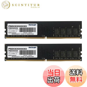�y���������zPATRIOT DDR4 2666MHz PC4-21300 CL19 �q�[�g�V���N�t �F�FUDIMM�A�T�C�Y�F8GBx2���g