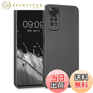 �y���������zkwmobile �ی�P�[�X Xiaomi Redmi Note 11 / Note 11S�Ή� - �ϏՌ� �X�}�z�P�[�X TPU�ی� �\�t�g �V���R�� ���^���b�N �]�f�B�A�b�N �u���[ �F�F���^���b�N �O���[