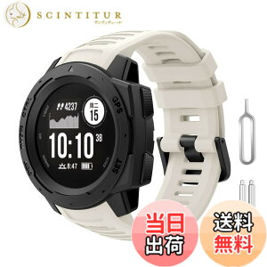 �y���������zHaotop �o���h Compatible for Garmin Instinct 2/Instinct/Esports/Tide/Tactical�C�X�|�[�c�V���R�����X�g�o���h�����o���h �F�F��