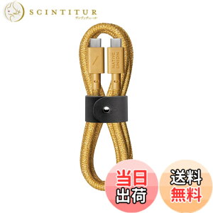 �y���������zNative Union Type-C Belt Cable -USB-C to USB-C 4ft Ultra-Strong Charging Cable �F�FKraft