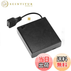 �y���������zSound Wave ((ON/OFF�X�C�b�`�t��)) USB���X �P�[�u���t �d�r�{�b�N�X �P3�d�rx4�{�p ���� 6V �d�r�P�[�X �d�r�z���_�[ USB-A �A���J��AA�d�r LED���C�g�X�g���b�v�ƃ��W�R�� ���̑��d�q�@