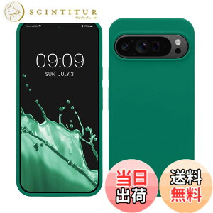 �y���������zkwmobile �X�}�z�P�[�X Google Pixel 9 Pro XL�Ή� �P�[�X - TPU ���L�b�h �V���R�� �J�o�[ - �ϏՌ� ���h�~ �T���T�� Case �F�F�G�������h�O���[���A�T�C�Y�FPixel 9 Pro XL
