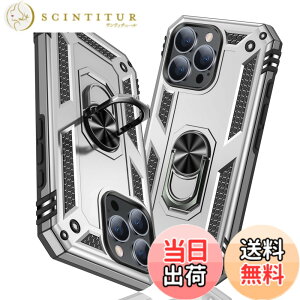 �y���������zTMUJWS iPhone 16 Pro Max �p�P�[�X �����O �ϏՌ� �Ռ��z�� ���h�~ �S�ʕی� �J�����ی� �X�^���h�t�� TPU+PC�o���p�[ �w��h�~�΍� ��d�\�� 360�x��] �h�o �ԍڃz���_�[�Ή� ���ϖh�~ 