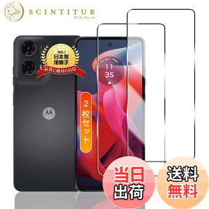 �y���������zTempered Glass Protector �F�F�N���A�A�T�C�Y�FFor Moto G24