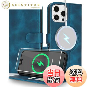 �y���������zSZBQBmagsafeFG for iPhone16 leather case �F�F�u���[�A�T�C�Y�FiPhone 16 Pro Max
