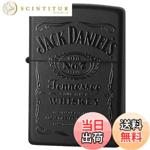 �y���������zZippo Windproof Black Matte Lighter With Black Jack Daniels �u���b�N�}�b�g�W���b�N�_�j�G�� [���s�A���i] �F�F�u���b�N